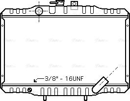 Ava Quality Cooling MTA2062 - Radiator, mühərrikin soyudulması furqanavto.az