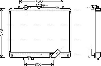 Ava Quality Cooling MTA2162 - Radiator, mühərrikin soyudulması furqanavto.az