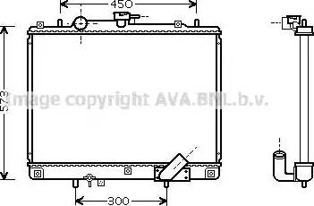 Ava Quality Cooling MTA2167 - Radiator, mühərrikin soyudulması furqanavto.az