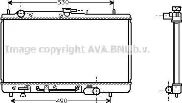 Ava Quality Cooling MZA2069 - Radiator, mühərrikin soyudulması furqanavto.az