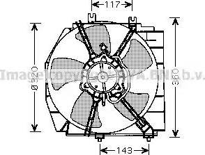 Ava Quality Cooling MZ 7514 - Fen, radiator furqanavto.az