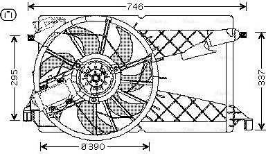 Ava Quality Cooling MZ 7530 - Fen, radiator furqanavto.az