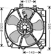 Ava Quality Cooling MZ 7521 - Fen, radiator furqanavto.az