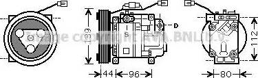 Ava Quality Cooling MZ K198 - Kompressor, kondisioner furqanavto.az