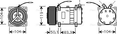 Ava Quality Cooling NHAK001 - Kompressor, kondisioner furqanavto.az