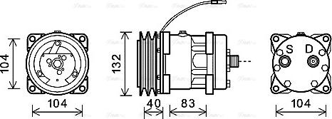 Ava Quality Cooling NHAK013 - Kompressor, kondisioner furqanavto.az