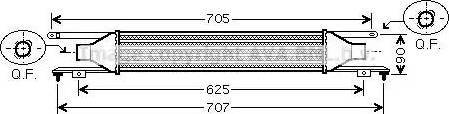 Ava Quality Cooling OL 4420 - Intercooler, şarj cihazı furqanavto.az