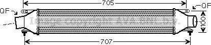 Ava Quality Cooling OL 4422 - Intercooler, şarj cihazı furqanavto.az