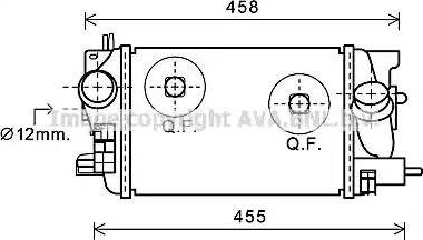 Ava Quality Cooling OL4575 - Intercooler, şarj cihazı furqanavto.az