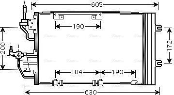 Ava Quality Cooling OL5454D - Kondenser, kondisioner furqanavto.az