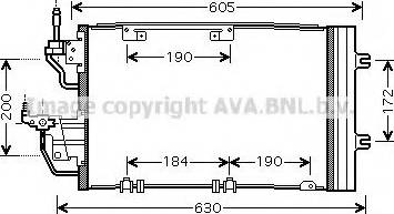 Ava Quality Cooling OL 5454 - Kondenser, kondisioner furqanavto.az