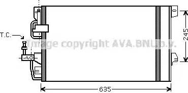 Ava Quality Cooling OL 5390 - Kondenser, kondisioner furqanavto.az