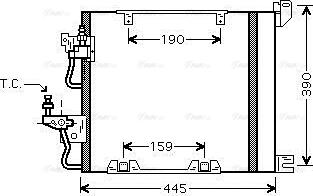 Ava Quality Cooling OL5368D - Kondenser, kondisioner furqanavto.az