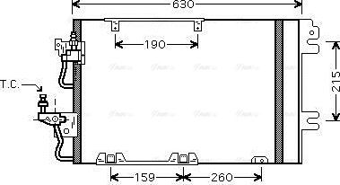 Ava Quality Cooling OL5367D - Kondenser, kondisioner furqanavto.az