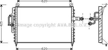 Ava Quality Cooling OL 5238 - Kondenser, kondisioner furqanavto.az