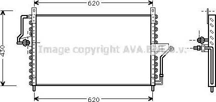 Ava Quality Cooling OL 5223 - Kondenser, kondisioner furqanavto.az