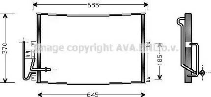 Ava Quality Cooling OL 5274 - Kondenser, kondisioner furqanavto.az