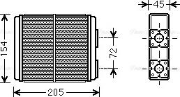 Ava Quality Cooling OL 6403 - İstilik dəyişdiricisi, daxili isitmə furqanavto.az
