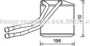 Ava Quality Cooling OL6676 - İstilik dəyişdiricisi, daxili isitmə furqanavto.az