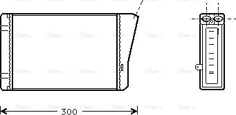 Ava Quality Cooling OL 6196 - İstilik dəyişdiricisi, daxili isitmə www.furqanavto.az