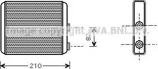 Ava Quality Cooling OL 6353 - İstilik dəyişdiricisi, daxili isitmə furqanavto.az