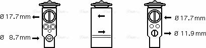 Ava Quality Cooling OL 1411 - Genişləndirici klapan, kondisioner furqanavto.az