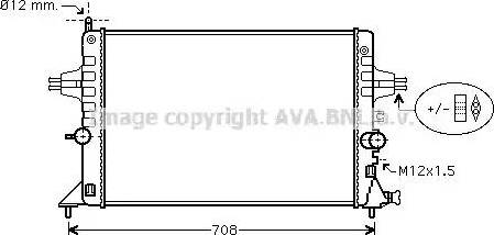 Ava Quality Cooling OL 2440 - Radiator, mühərrikin soyudulması furqanavto.az