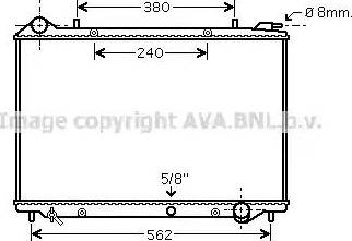 Ava Quality Cooling OL 2441 - Radiator, mühərrikin soyudulması furqanavto.az