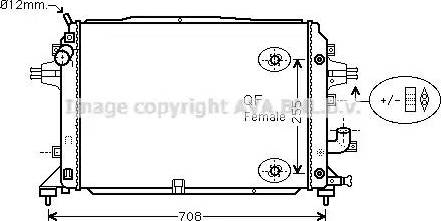 Ava Quality Cooling OL 2460 - Radiator, mühərrikin soyudulması furqanavto.az