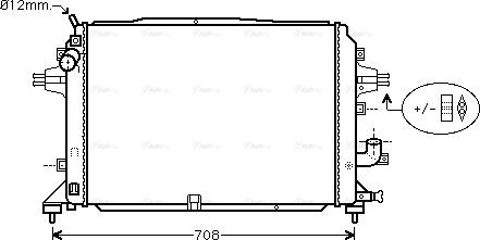 Ava Quality Cooling OL2489 - Radiator, mühərrikin soyudulması furqanavto.az