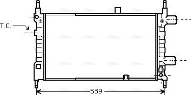 Ava Quality Cooling OL 2068 - Radiator, mühərrikin soyudulması furqanavto.az