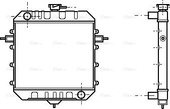 Ava Quality Cooling OL 2033 - Intercooler, şarj cihazı furqanavto.az