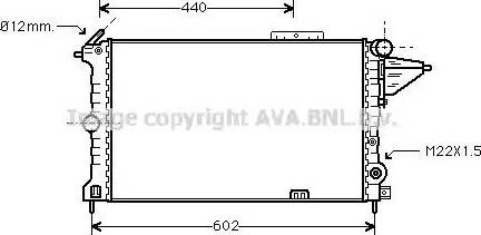 Ava Quality Cooling OL 2119 - Radiator, mühərrikin soyudulması furqanavto.az