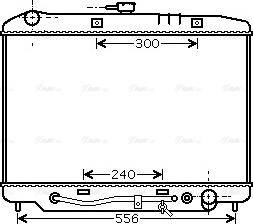 Ava Quality Cooling OL 2180 - Radiator, mühərrikin soyudulması furqanavto.az