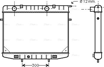 Ava Quality Cooling OL 2188 - Radiator, mühərrikin soyudulması furqanavto.az