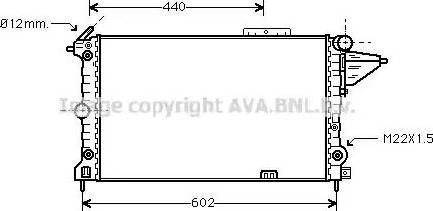 Ava Quality Cooling OL 2120 - Radiator, mühərrikin soyudulması furqanavto.az