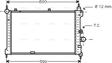 Ava Quality Cooling OL 2127 - Radiator, mühərrikin soyudulması furqanavto.az