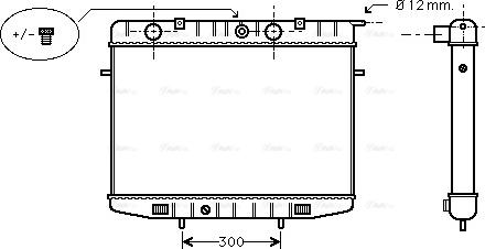 Ava Quality Cooling OL 2175 - Radiator, mühərrikin soyudulması furqanavto.az