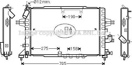 Ava Quality Cooling OL 2365 - Radiator, mühərrikin soyudulması furqanavto.az