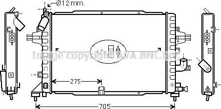 Ava Quality Cooling OL 2383 - Radiator, mühərrikin soyudulması furqanavto.az