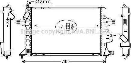 Ava Quality Cooling OL 2294 - Radiator, mühərrikin soyudulması furqanavto.az