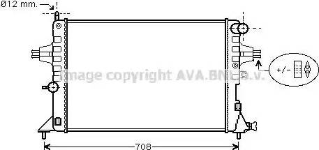 Ava Quality Cooling OL 2296 - Radiator, mühərrikin soyudulması furqanavto.az