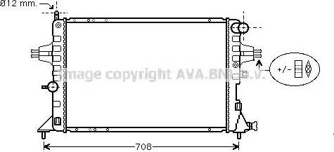Ava Quality Cooling OL 2293 - Radiator, mühərrikin soyudulması furqanavto.az