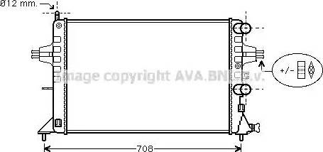 Ava Quality Cooling OL 2255 - Radiator, mühərrikin soyudulması furqanavto.az