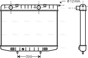 Ava Quality Cooling OL 2214 - Radiator, mühərrikin soyudulması furqanavto.az