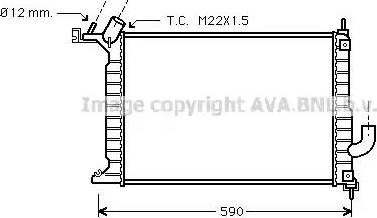 Ava Quality Cooling OL 2275 - Radiator, mühərrikin soyudulması furqanavto.az