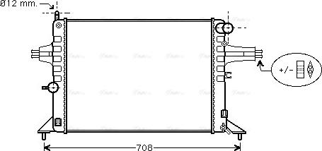 Ava Quality Cooling OL 2272 - Radiator, mühərrikin soyudulması furqanavto.az