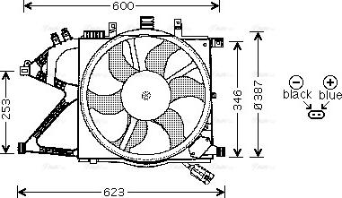 Ava Quality Cooling OL 7506 - Fen, radiator furqanavto.az