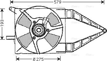 Ava Quality Cooling OL 7503 - Fen, radiator furqanavto.az