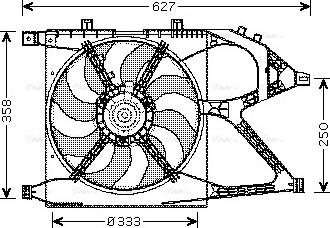 Ava Quality Cooling OL 7519 - Fen, radiator furqanavto.az